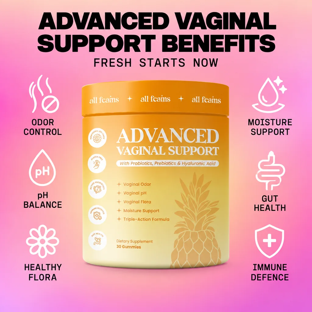 Advanced Vaginal Support benefits infographic