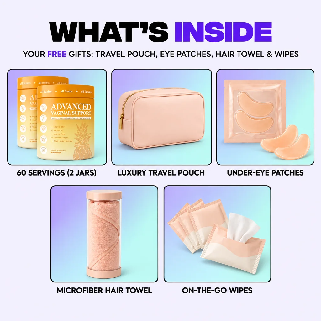 What is inside the bundle: two jars and four free gifts