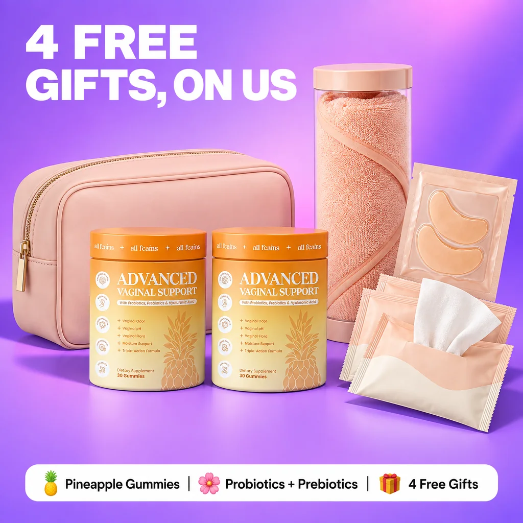 Two jars of Advanced Vaginal Support with 4 free gifts