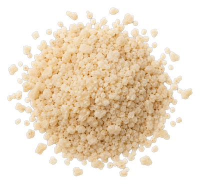 Mound of prebiotic fiber powder