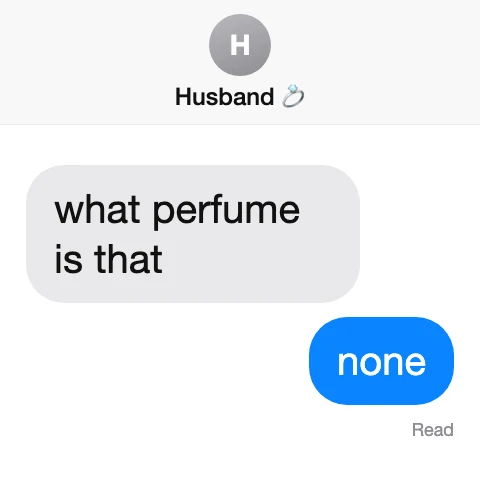 A text from him