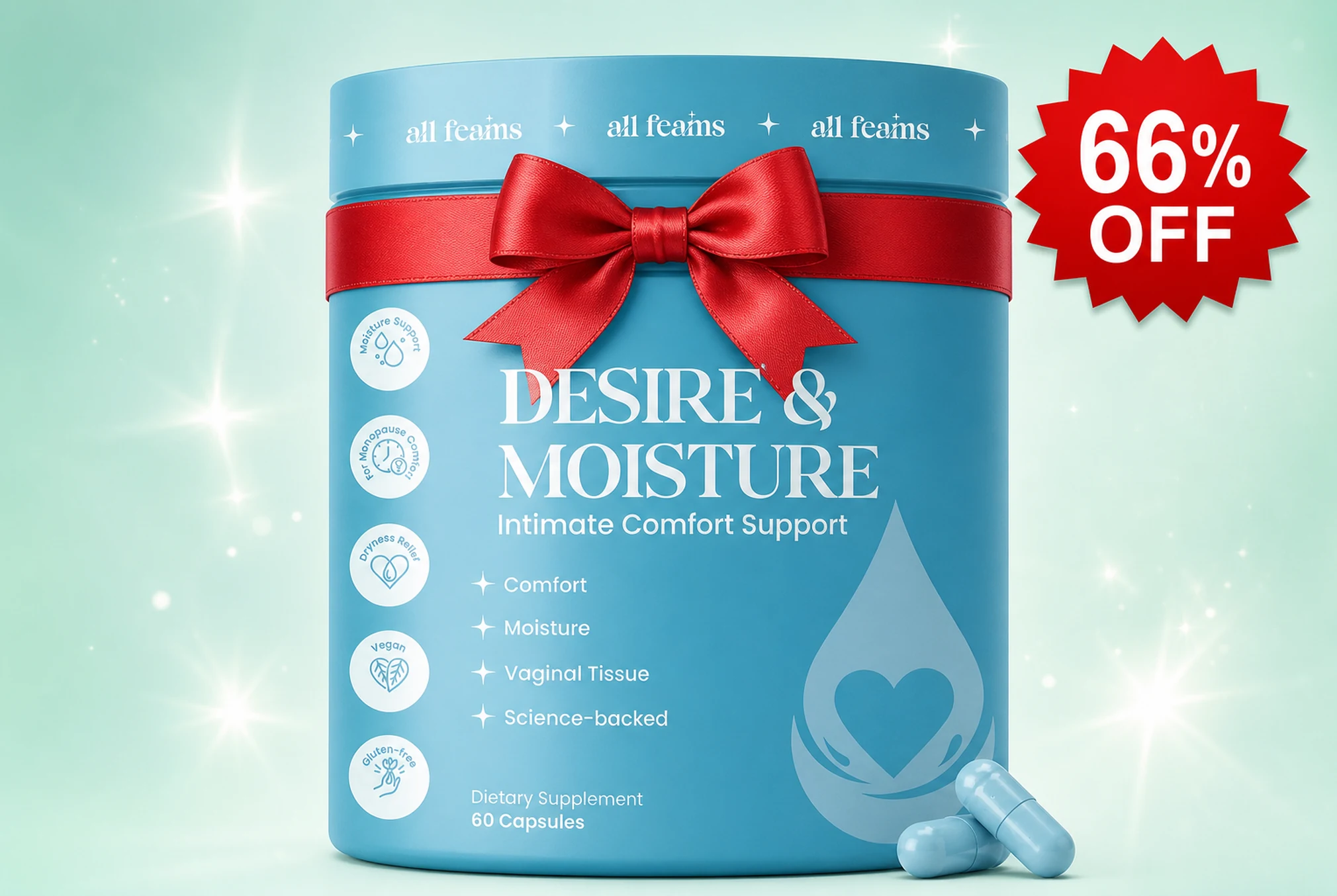Desire & Moisture, 66% off on this page