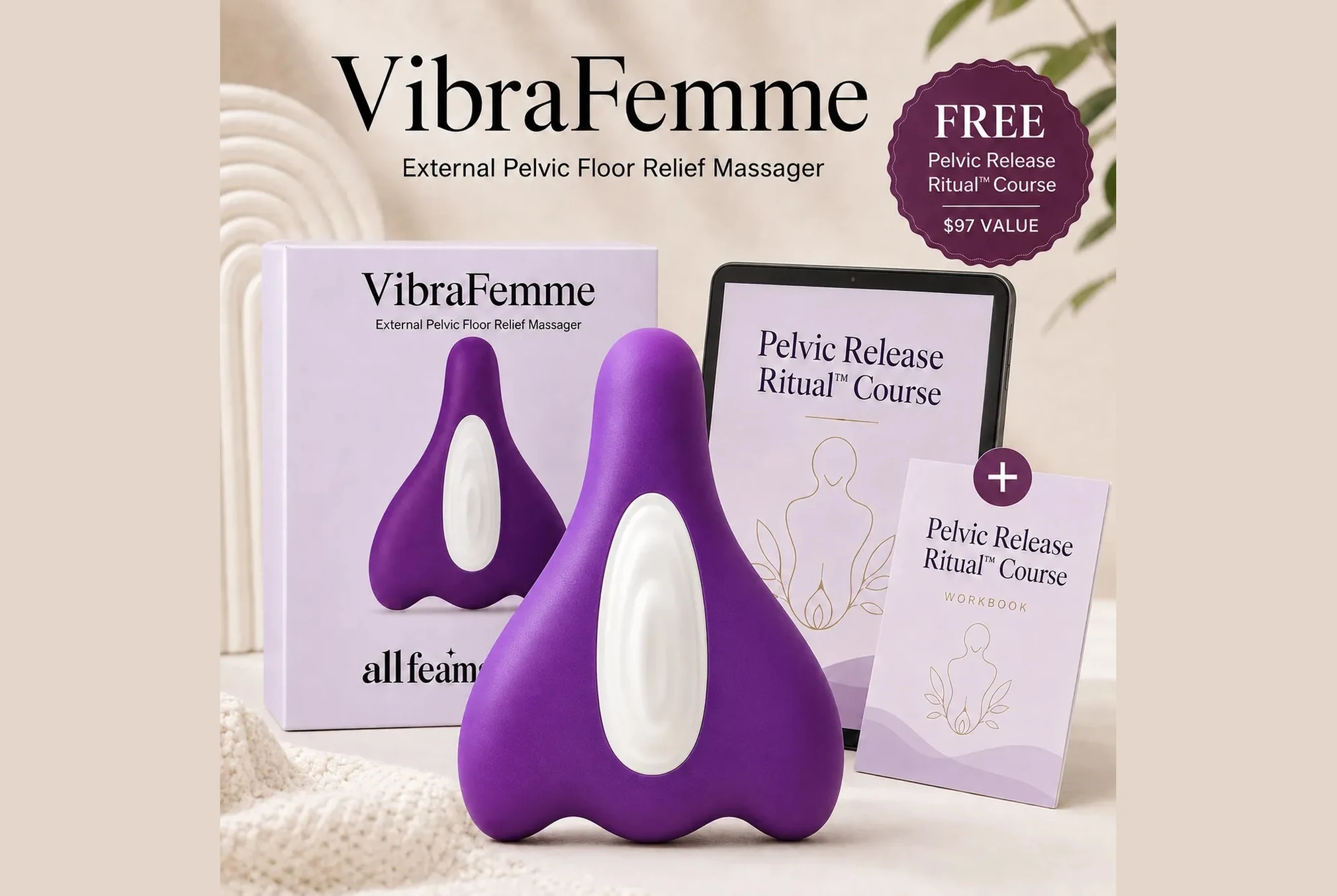 VibraFemme with the free Pelvic Release Ritual Course