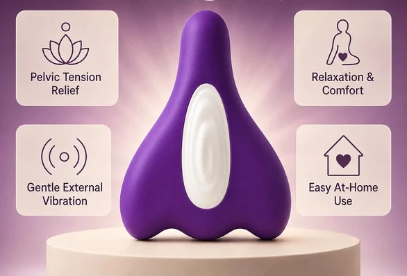 Gentle external vibration, sitting down at home