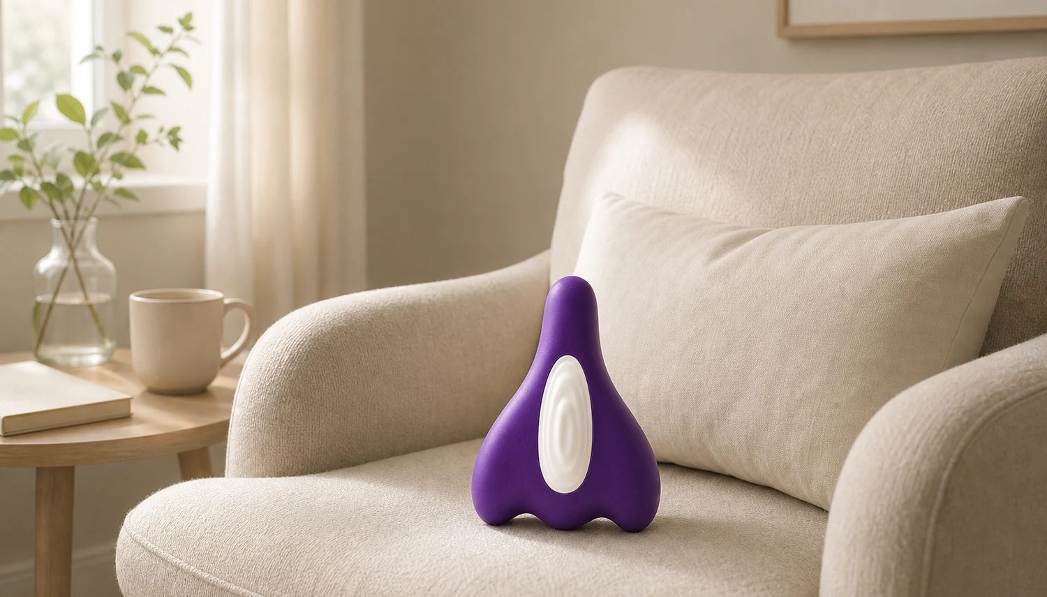 A few minutes on a chair, and your pelvic floor lets go